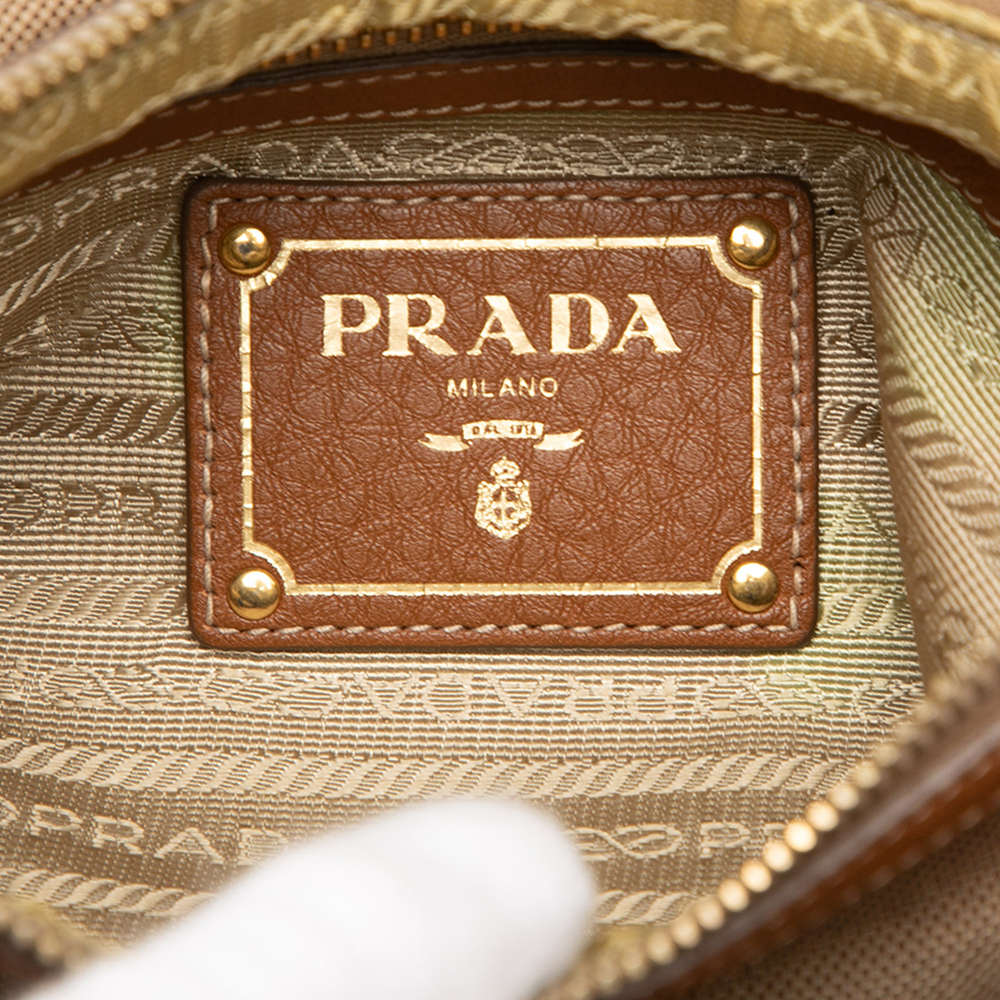 Pre-Loved Prada Canvas Canapa Logo Crossbody - Picture 5 of 6